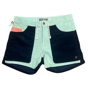 Blue Flat Front Shorts for Summer Adventures